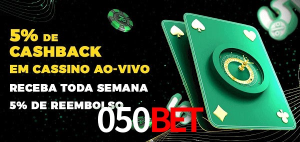 Promoções do cassino ao Vivo 050bet